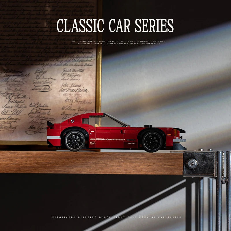 310pcs JDM Racing Car Building Blocks Classic Sports Vehicle STEM Model Toy Gift