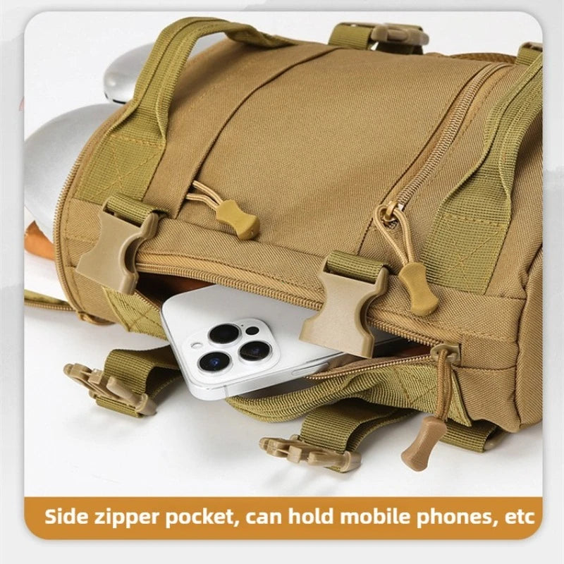 Tactical Chest Bag Outdoor Camping Hiking Sling Backpack Molle Pack