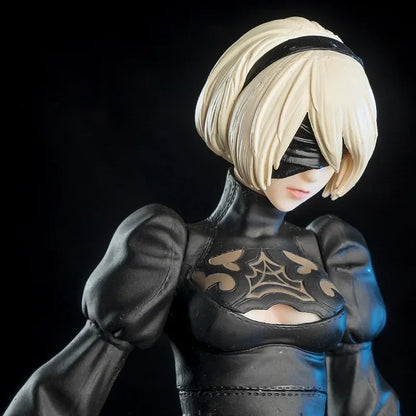 Yorha Figure NieR Automata 2B No.2 Tpye B Anime Figures Deluxe 28cm  Pvc Model Action Figurine Collection Decoration Toys Gifts-EXPROTAS