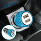 Bling Car Charger 5V 2.1A Dual Port Fast Adapter Vehicle Interior Accessory