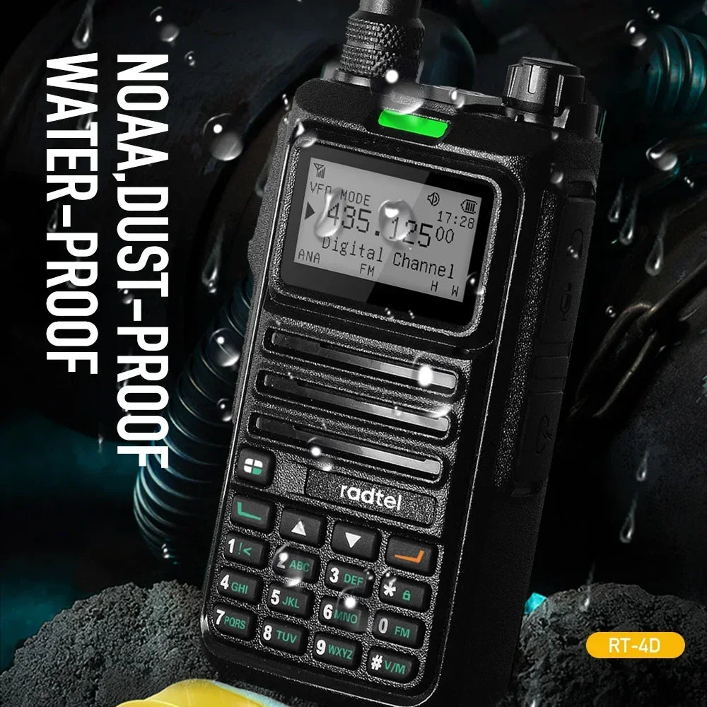 Radtel Digital Walkie Talkie Ham Radio DMR 1024 Channels Dual Band