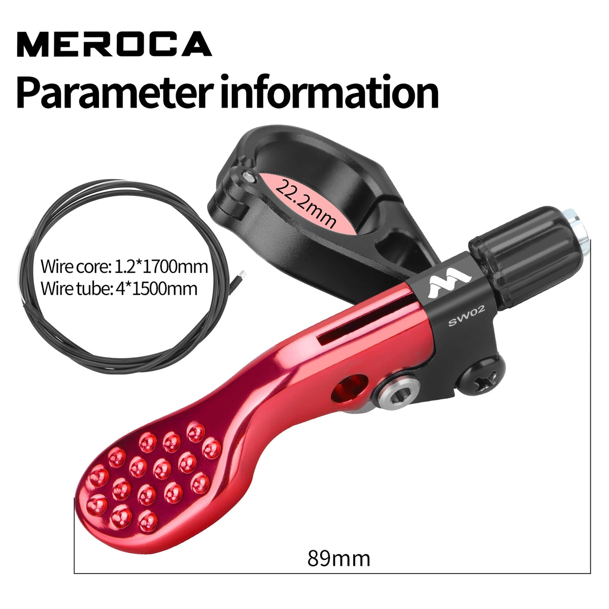 Lift Seatpost Controller Aluminum Bike 22.2mm Handlebar Switch