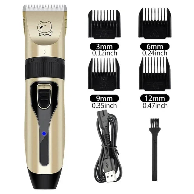 Grooming Trimmer Electric Dog Hair Clipper Cordless Pet Shaver