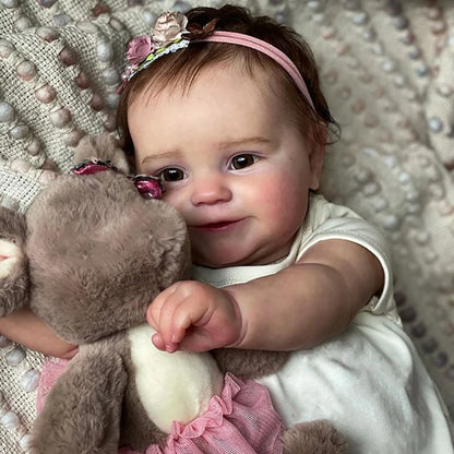 Maddie Whole Silicone Vinyl Doll 20 Inch Girl Painted Newborn Baby Doll With Rooted Hair For Kid's Christmas Gift Muñecas Reborn-EXPROTAS