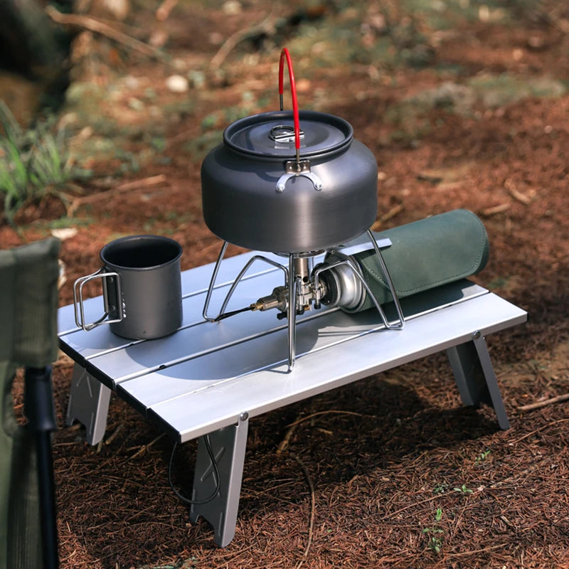 Mini Camping Table Ultralight Portable Aluminum Folding Outdoor Picnic BBQ