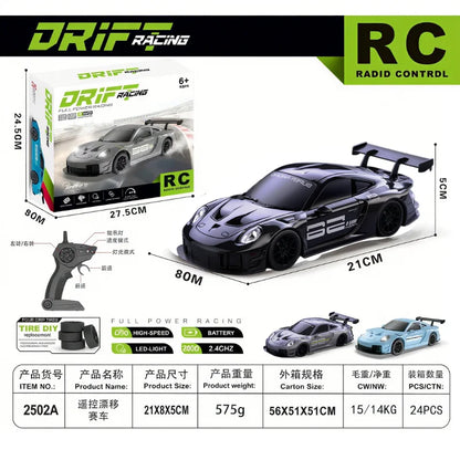 2026 RC Drift Car Speed Remote Control 1:24 Porsche 911 Racing Toy