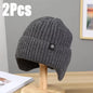 Men's Winter Knitted Hat Ear Protection Plush Warmth Earmuff Outdoor Cap