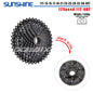 SUNSHINE MTB Cassette Shimano HG 8–12 Speed Wide Range Black Sprocket - EXPROTAS