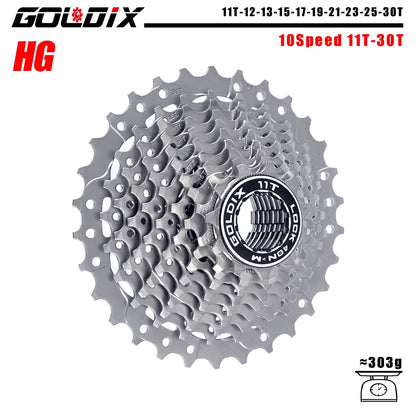 GOLDIX 8–12 Speed Cassette 11-25T 11-28T 11-32T 11-34T 11-36T Compatible Shimano SRAM - EXPROTAS