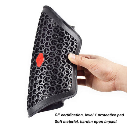 Universal Motorbike Chest Pads CE Approved Soft Motorcycle Jacket Insert Armor Shoulder Elbow Back Protector Pad
