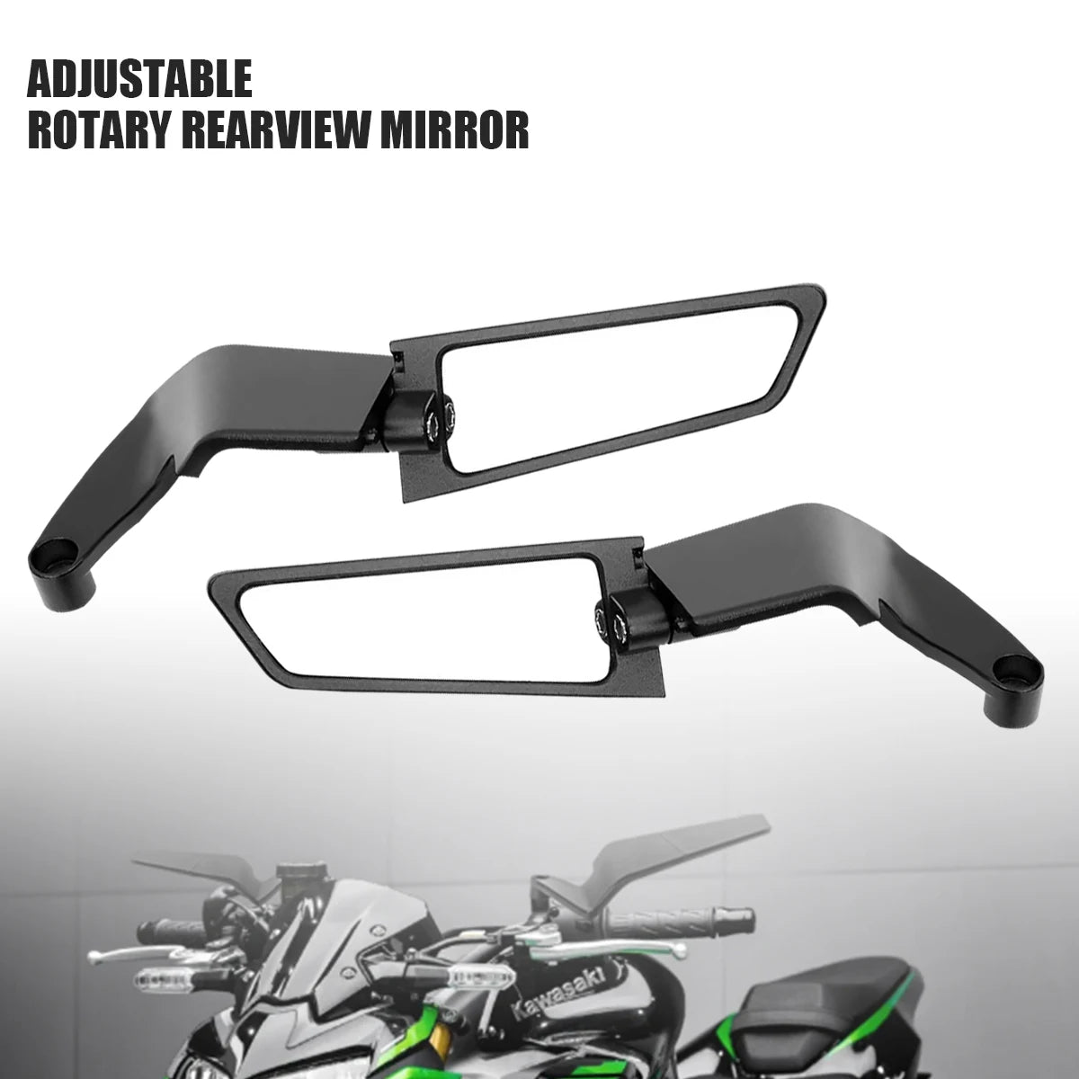 Motorcycle Accessories Mirrors Stealth Winglets Mirror To Rotate Adjustable Mirrors For YAMAHA MT 03 07 09 R1R3R7 XMAX KTM BMW