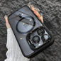 Clear Shockproof Ring Stand Case for iPhone 11-16 Pro Max Lens Protection