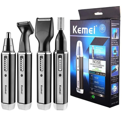 Rechargeable Trimmer For Men - Nose Ear Hair Eyebrow Clippers Grooming Set