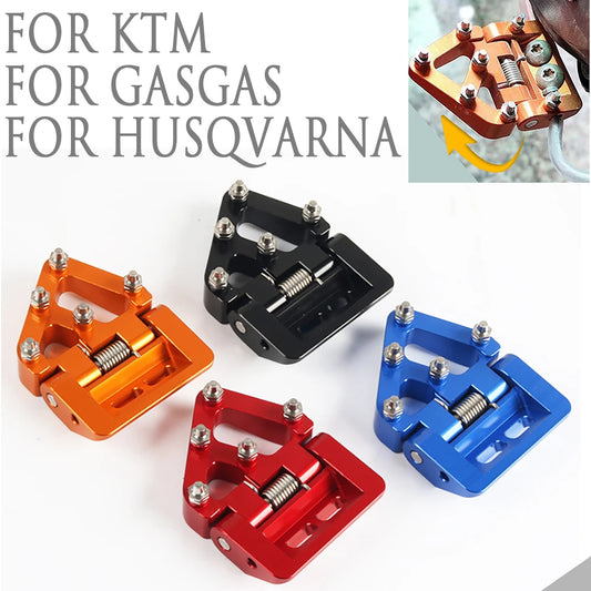 Folding Rear Brake Pedal Step Tip Plate for KTM 125 -500 200 250 300 450 for Husqvarna 125 200 250 300 250 for GasGas EX EC 125-EXPROTAS