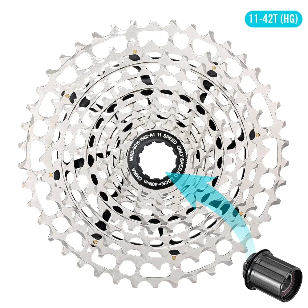 SPEDAO 11 Speed MTB Cassette HG 10–36T 10–42T CNC Compatible Shimano M8000 - EXPROTAS