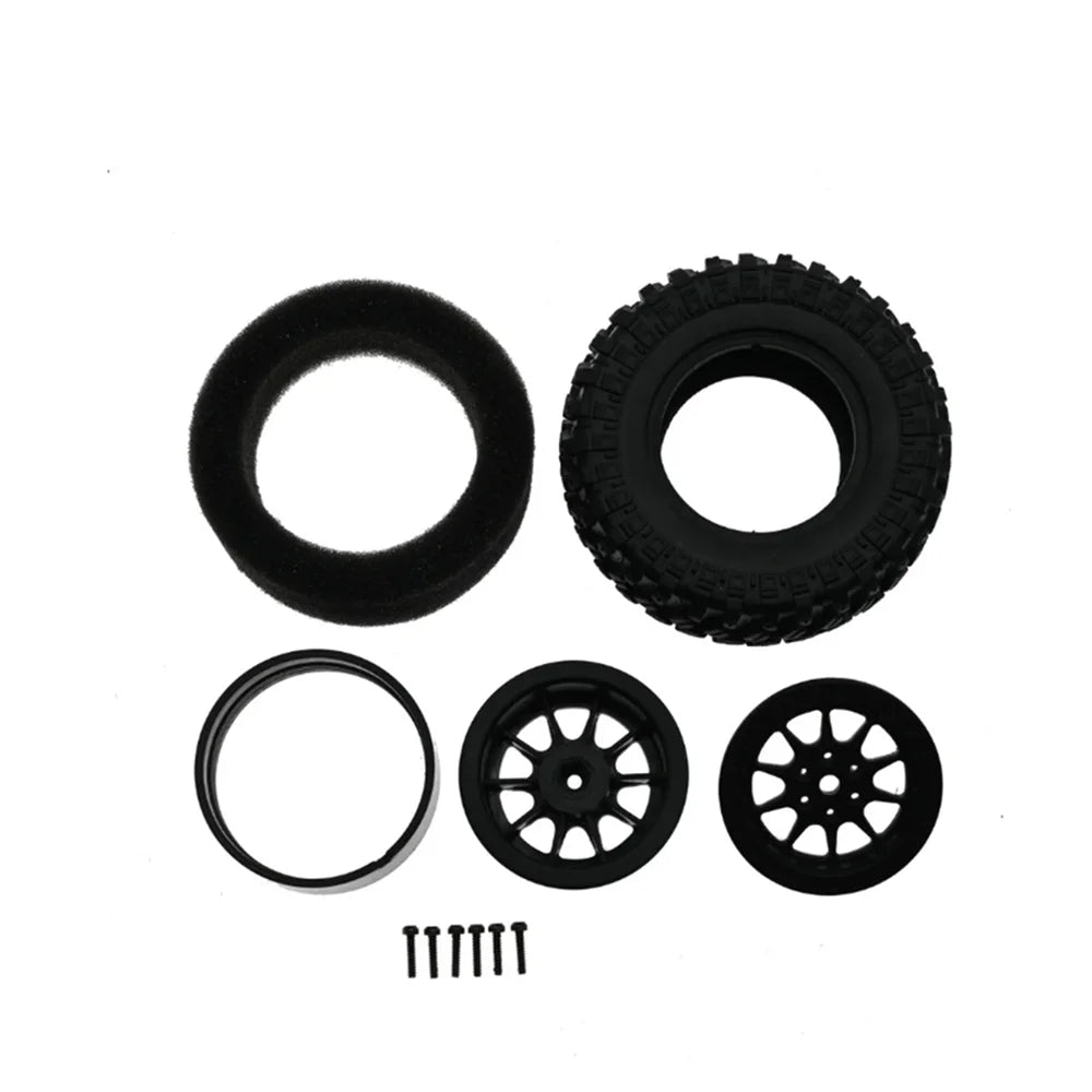 70mm Tire Clamp Wheel for MN D90 MN98 MN99S WPL RC Car Upgrade Parts