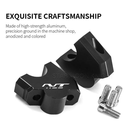 For Honda NT1100 Handlebar Riser Clamp Adapter Height Lift Mount 2022-2024