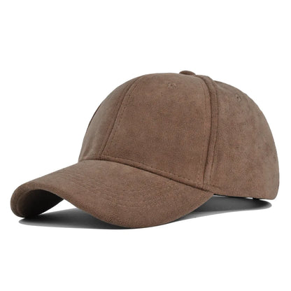 Men Women Suede Baseball Cap Retro Snapback Autumn Winter Hip Hop Hat