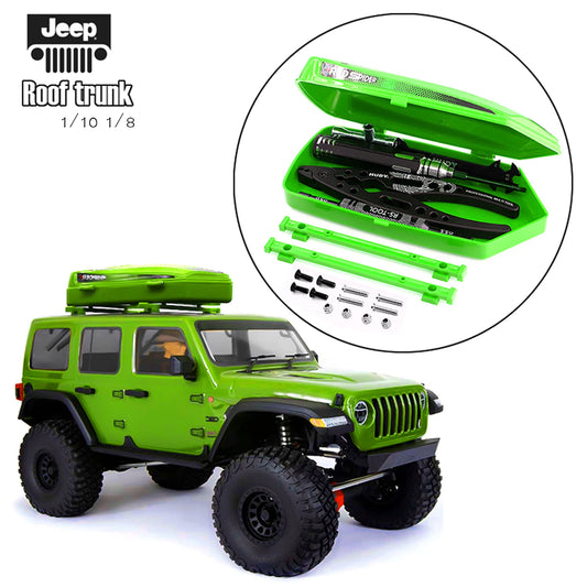 1/10 RC Car Roof Rack Luggage for Axial SCX10 TRX4 TRX6 Crawler