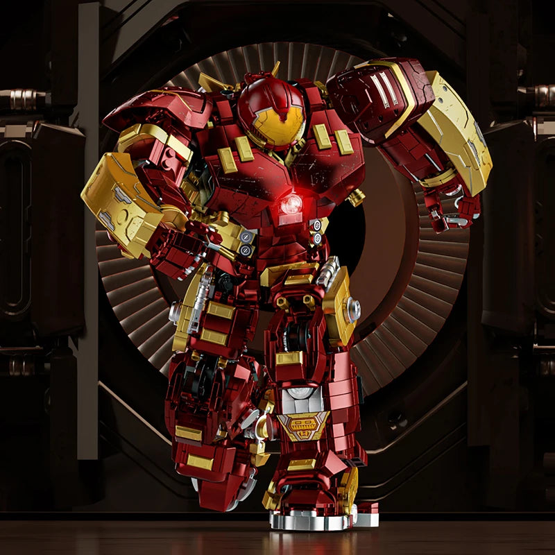 2700+pcs Iron Heroes Mark Buster Mech Building Blocks Action Figure DIY Model Toy Gift