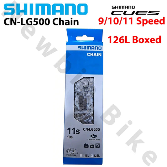 Shimano CUES CN-LG500 Linkglide Chain 9/10/11-Speed 126 Links (Boxed)