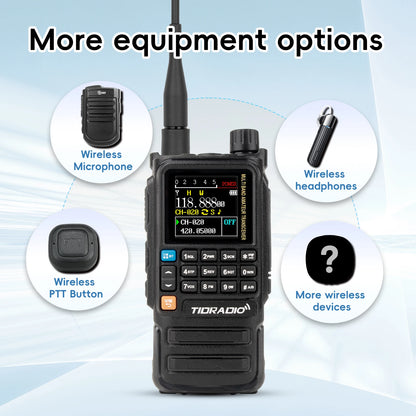 H3 Plus Walkie Talkie Bluetooth Intercom 2500mAh 3-5km Range Mobile App