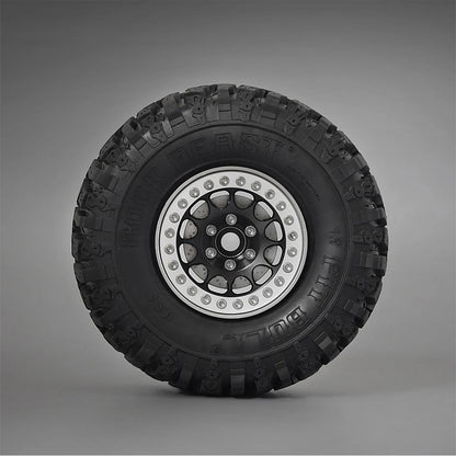4PCS Rubber Tyre Wheel 1.9" RC Crawler Tyres for 1/10 Axial TRX-4