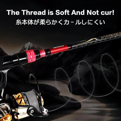 300M Braided PE Fishing Line 4 Strands Multifilament Carp Sea Fishing