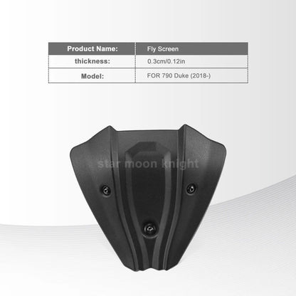 For KTM Duke 790 Mini Windshield Windscreen Fly Screen Deflector 2018-2025