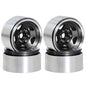 4pcs 1.9" Beadlock RC Wheel Rims for 1/10 Crawler SCX10 II III TRX4 D90 Set
