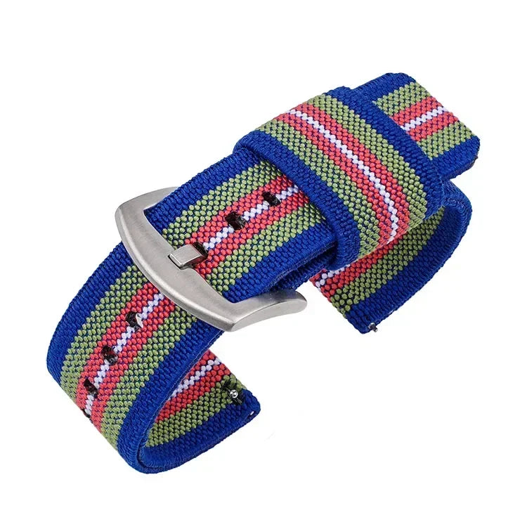 Nylon Watch Strap 18mm 20mm 22mm 24mm Quick Release Woven Sport Band