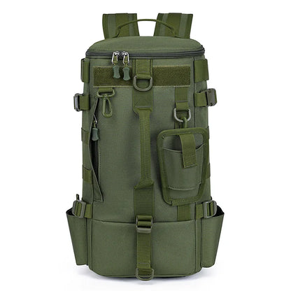 Tactical Fishing Backpack Tackle Bag with Rod Holders Large Molle Hiking