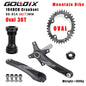 GOLDIX MTB Crankset 104BCD with Narrow Wide Chainring Round or Oval Options - EXPROTAS