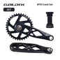 Goldix Narrow Wide Crankset 175mm MTB Square Taper Aluminum Bike Crank