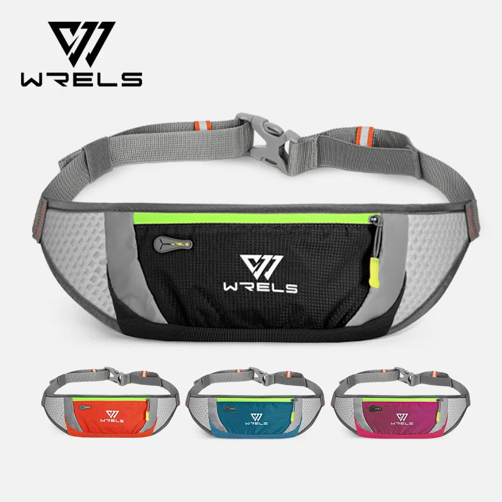 Running Waist Bag Waterproof Sports Pack Unisex Hiking Belt with Pockets