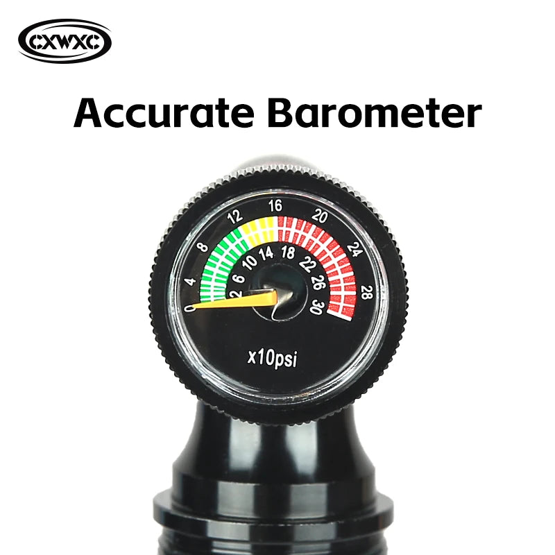 130PSI Mini Bike Pump CXWXC CO2 Tyre Inflator MTB Road Bicycle Alloy