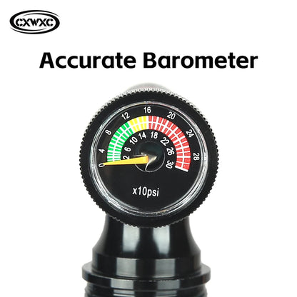 130PSI Mini Bike Pump CXWXC CO2 Tyre Inflator MTB Road Bicycle Alloy