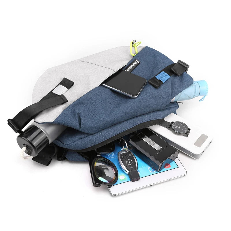 High Quality Nylon Panelled Waist Packs 2024 New Brand Unisex Chest Pack Casual Outdoor Travel Crossbody Bag Men Wasit Belt Bags-EXPROTAS