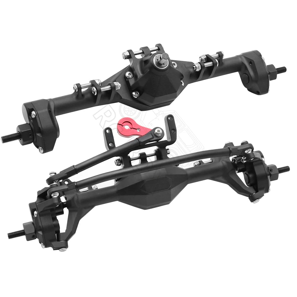 CNC Integrated Front & Rear Portal Axle for 1/10 RC Crawler Axial SCX10 II RGT GEN8 - EXPROTAS