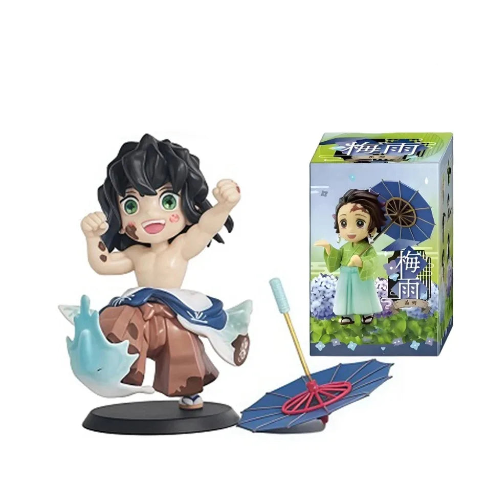 Blind Box Demon Slayer Figures Tanjiro Nezuko Kamado Anime Collectibles