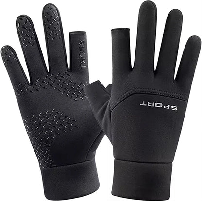 Winter Fishing Gloves Anti-Slip Touchscreen Warm Outdoor Men Women