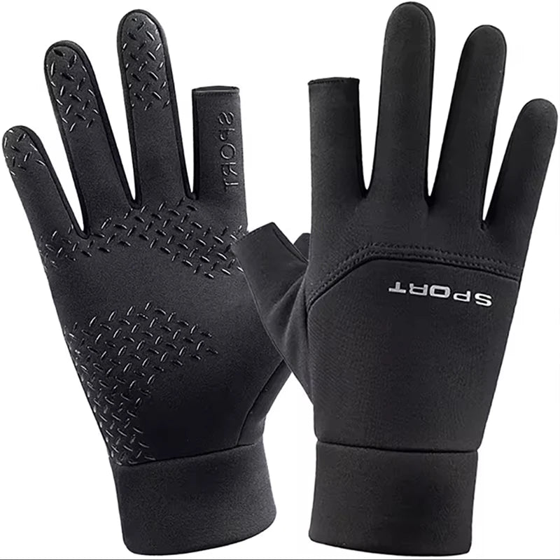 Winter Fishing Gloves Anti-Slip Touchscreen Warm Outdoor Men Women