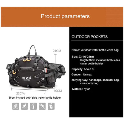Camping Waist Chest Bag Outdoor Nylon Shoulder Bag Crossbody Travel Cycling Bicycle Riding Running Handbags Climbing Men's Bags-EXPROTAS
