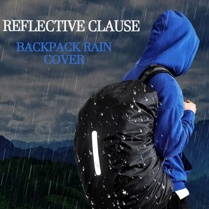 Waterproof Backpack Rain Cover Outdoor Travel Bag Protector Safety Cap