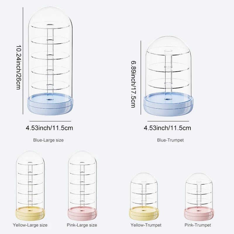 Transparent Rotating Blind Box for Home Desktop Multi-Layer Organizer