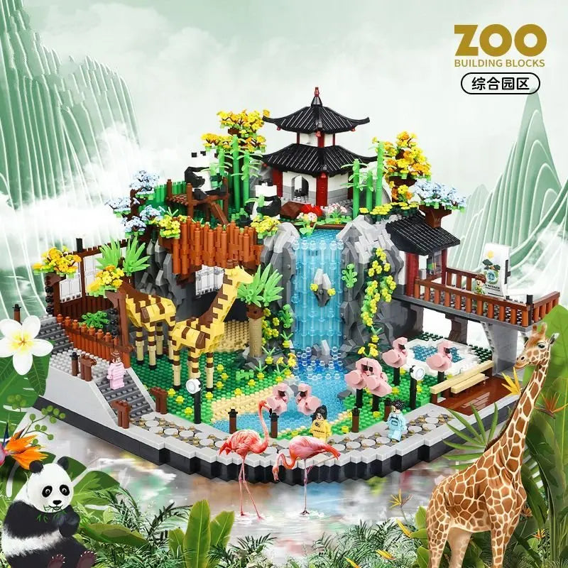 5000pcs New Collection Park Series Building Blocks Micro Particles Toys Difficult Birthday Gifts for Boys and Girls-EXPROTAS