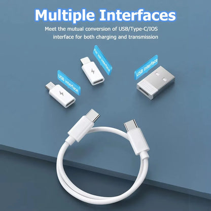 3pcs Mobile Phone Holder Fast Portable USB Charging for Traveling