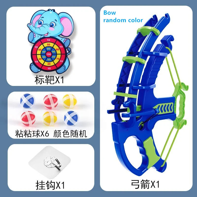 Kids Montessori Sticky Ball Dartboard Slingshot Target Educational Game
