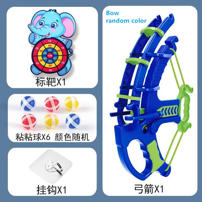 Kids Montessori Sticky Ball Dartboard Slingshot Target Educational Game