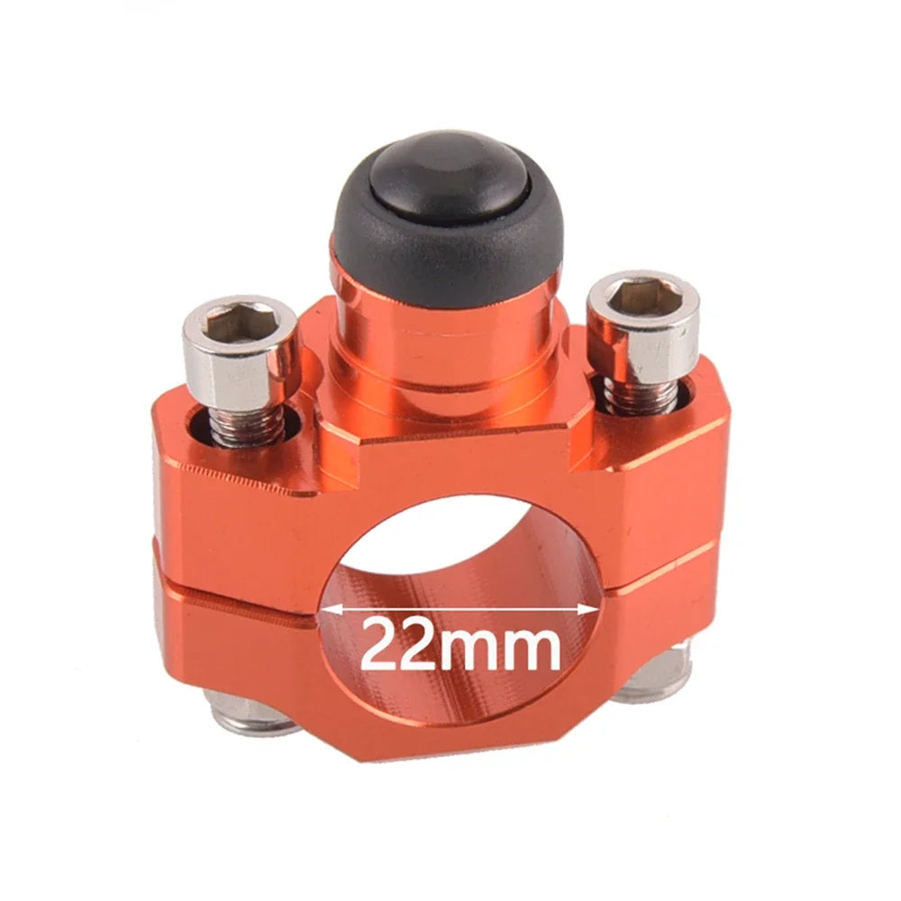 Universal CNC Start Stop Kill Switch with Rotating Bar Clamp for KTM Honda Yamaha